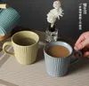 Xícaras Pires Cerâmica Caneca Japonesa Fresca Casal Água Xícara de Café Presente