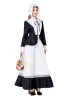 halen European Manor maid beer vintage garden Maid lg Skirt Costume Y5pb#