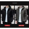 Browon New Winter Jacket Men tjock LG Sleeve Argyle Hooded Cott Men Jacket Overdimensionerade Plus Veet Zipper Jacka Parkas Men x3pj#