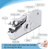 Machines Handheld Sewing Machine, Mini Portable Quick Handy Stitching Machine,Electric Sewing Tool for Beginners, for Home/Travel/DIY