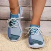 Casual Shoes Mixed Colors Ladies On Sale 2024 Autumn Lace-up Print Women's Vulcanize Light Flats Women Breathable Sneakers