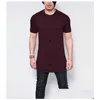 Men'S T-Shirts Style Men New Round Collar Short Sleeve T Shirt In The Long Europe And United States Shirts Drop Delivery Apparel Cloth Dhpnl