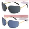 2024 Lunettes de luxe Lunettes de soleil pour femmes Lunettes de soleil Designer Sport Sun Glasses For Hommes Femmes Rimless Rectangle Eyeglass Eyewear with Box Case MI8849