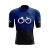 Set da corsa blu 2024 gradiente ciclistico set di uomini set di uomini estate maniche corte mtb abiti da bici da bici abito biciclette traspirato