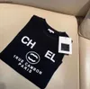 디자이너 새 버전 여성 티셔츠 프랑스 트렌디 한 의류 CE 편지 그래픽 프린트 커플 패션 브랜드 남성면 둥근 목 수로 짧은 조석 366ES