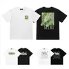Sommer-Designer-T-Shirt, Herren-T-Shirt, Wüsten-Kokosnussbaum-Muster, Damen-T-Shirt, Top, mit Buchstaben bedruckt, kurzärmeliges Sport-Pullover-T-Shirt, S-XL, JJG
