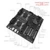 Kit placa-mãe machinist x99 d8 max lga 2011-3 conjunto xeon e5 2696 v4 processador cpu duplo ddr4 ecc 8pcs * 16gb nvme m.2 usb3.0 E-ATX