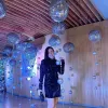 Zubehör 20 Stück 10/32 Zoll Disco-Folienballon für 70er-Jahre-Disco-Party-Dekoration, 4D-Rundkugel, metallischer Disco-Kugel-Ballon, Geburtstag, Hochzeitsdekorationen