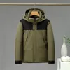 Parka Jas Mannen Herfst Winter Mid-Lg Capuchon Dikker Warm Cott Gewatteerde Jassen Outdoor S Voor Parka 4XL E592 K7nS #