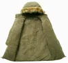 Hommes épaissir veste Parkas chaud mi-long laine vestes de fourrure manteau 2020 nouvelle jeunesse épais Veet épais à capuche Cott-rembourré veste D3Ld #