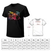 Herren Polos Drum Set (fette digitale Farben) T-Shirt T-Shirts Vintage Übergroßes T-Shirt Herren