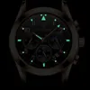 POEDAGAR Fashion Horloges Heren Sport Luxe Merk Waterdicht Lederen Quartz Klokken Lichtgevende Kalender Mannelijke Horloge 240318