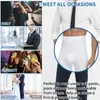 Men Body Shaper Tummy Control Compression Shorts Belly Slimming Shapewear Abdomen Reducer Panties Fitness Boxer Pants Underwear 240318