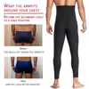 Mens Body Shaper Abdomen Reducer Thermo Sauna Sweat Pants 허리 트레이너 지방 연소 남성 Shapewear 피트니스 레깅스 다리 Slimmer 240322