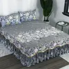 Bedding Sets Salon Color Bed Salia 1pcs Quarto de capa com 2pcs travesseiros não deslizam colchão lençol