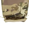 Sac d'accessoires de sac de contrepoids de camouflage, casque tactique FAST de batterie