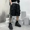 Men's Shorts HKSH Summer Workwear Trendy Brand Ins High Street Loose Outerwear Knee-length Pants Straight Pockets HK0673