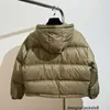 Designer Nanyou Vêtements pour femmes Version correcte ~ CE Manteau d'hiver épais pour femmes Étiquette en cuir Arc de triomphe Manteau à capuche HIQY