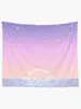 Tapisseries Dreamy Ocean Sunset Tapestry House Decor Outdoor Wall Hanging