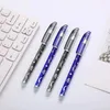 5pcs 0.5mm Mavi Siyah Mürekkep Jel Kalemi Silinebilir Dolunma Çubuğu Sihirli Yıkanabilir Tutma Okul Kırtasiye Yazma Aracı Hediyesi