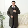 -30 Grad Mittleren Alters Männer Winter Daunenmantel für Vater männer Mit Kapuze X-Lg 90% Weiße Ente Daunenjacke verdicken Warme Männliche Parka X9Sd #