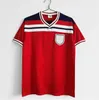 Engeland retro voetbalhirt vintage voetbal jersey klassieke heren top woning wit weg rood 1990 2002 82 84 87 90 94 95 96 98 98 99 01 Shearer Lineker Gerrard Lampard Schard Schard Sche 260