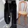 Projektantka kobiet pełna drukowania Szerokie nogi wysokiej talii szczupłe dresowe spodnie mody trendowe streetwearne spodnie damskie koreańskie spodnie jesień