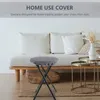 Cadeira cobre tampa de banco redondo protetor de mesa pano jardim vaidade mesa casa capa almofada de poliéster