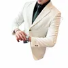 2023new Small Suit Men's Fi Jacket Slim Handsome Spring and Autumn Men's Tuxedo British Casual Men's Coat/ Men Blazer I8Ue#