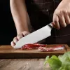 Stal nierdzewna szef kuchni Profesjonalny japoński nóż santoku kuchnia ostre łososia sushi sushi ryba surowa nóż warzywa noża owoców