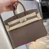 Hremms Birkks High End Designer Geuthesine Leather Handbag pour les femmes H Familles NOUVEAU SAG DE TIRE DE CHIE MAINS MAIN