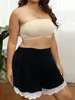 Finjani Plus Size Sarja Feminina Cor Sólida Casual Primavera e Verão Novos Shorts A6hp #