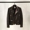 Herrläder faux läder lambskin gd samma stil herr motorcykel jacka läderjacka 240330