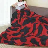Blankets Murder Of Crows Fleece Portable Throw Blanket Sofa For Couch Bedding Office Throws Bedspread Quilt