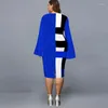 Casual Kleider Plus Größe Für 2024 Elegante Geometrische Druck Abend Party Kleid V-ausschnitt Flare Hülse Club Outfits Damen kleidung