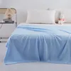 Blankets Summer Diamond-shaped Bamboo Fiber Ice Silk Thin Blanket Towel Baby Air-conditioning For Beds