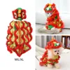Dog Apparel Lion Dance Clothing Outfit Lightweight Year Soft Funny Coat Comfortable Costume Pet Clothes For Themed Party