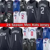 James Harden Kawhi Leonard basketbalshirts Russell Westbrook Paul George Los Angeles Clipper Jersey 2023-24 City heren gestikt sportshirt vest