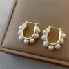 Boucles d'oreilles en perles pour femmes, Design Unique, léger, de luxe, clous d'oreilles, bijoux de fête, cadeau Premium, AB26, nouvelle collection