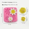 Baking Moulds Daisy Wild Chrysanthemum Flower Shape Silicone Mold Lotus Fondant Cake Decorating Tools Resin Mould