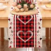 TABLE DIKE Valentijnsdag Runners Tafelkleed Holiday Kitchen Dining Decoratie voor binnenshuis thuisfeest Decor 2024