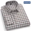 Pure Cott Slip Plaid Shirts Autumn Casual Busin Versatile New Men's LG-ärmad skjorta Top Herrkläder Christmas Tiki T1SF#