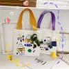 Axelväskor söt liten väska kawaii japansk duk messenger student en-axel tote hög kapacitet shopping satchels