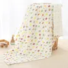 Mantas de 6 capas de 6 capas Maneta de toalla para bebés para bañera de cama Bath Textile Kids Accesorios 105 105 cm
