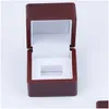 Drie stenen ringen -2021 Tampa Bay Buccanee Championship Ring Display Box Souvenir Fan Mannen Cadeau Groothandel Maat 8-14 Drop Delivery Jewel Otm8F