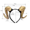 Décoration de fête Mori Girl antilope mouton cheveux corne cerceau coiffure bandeau Halloween Cosplay chapeaux