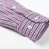 Stora 6xl Men's 100% Cott Flanell Borsted Plaid Shirt N-IR Wrinkle Resistant LG Sleeve Fi Slim Fit Busin Casual D2EP#