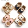 Sandales Été bébé garçons et filles sandales Prewalker nouveau-né enfants en cuir PU semelle souple bébé chaussures premier marcheur nouveau-né moka Q240328