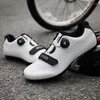 Zapatos de ciclismo para hombre y mujer, zapatillas deportivas transpirables sin bloqueo para bicicleta de carreras y de carretera, deportivas atléticas profesionales para exteriores, Unisex