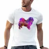 chow-chow in watercolor T-Shirt vintage plain mens graphic t-shirts funny S5N6#